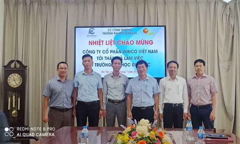 Công ty CP Winco Việt Nam tới thăm và làm việc tại Trường Đại học Điện lực